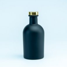 Luxe Fles Zwart Met Dop - 250 Ml