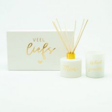 Luxegiftbox Geurkaars & Diffuser Gevuld